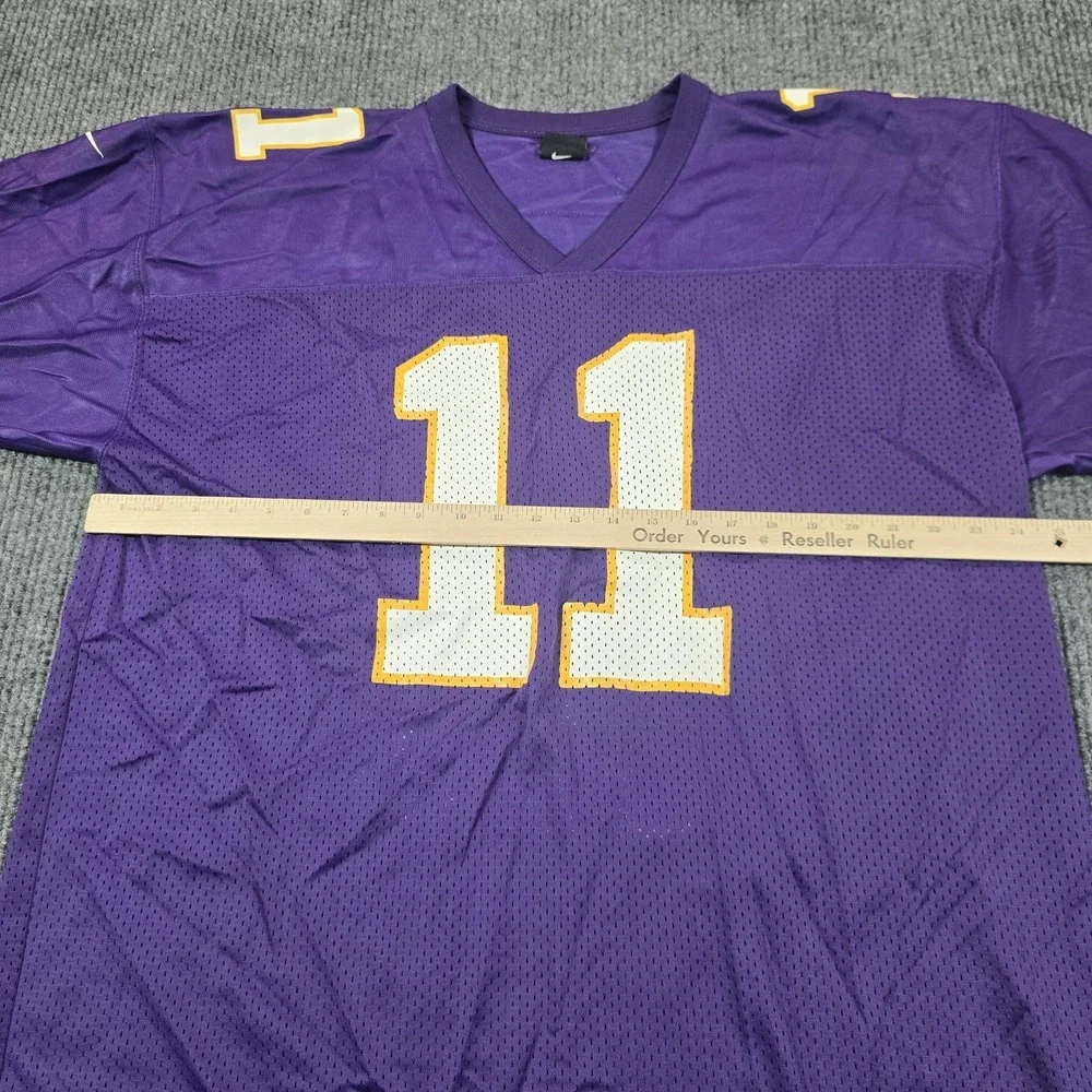 Vintage Daunte‎ Culpepper Minnesota Vikings Jersey Mens 2XL Purple NFL Nike Y2K
